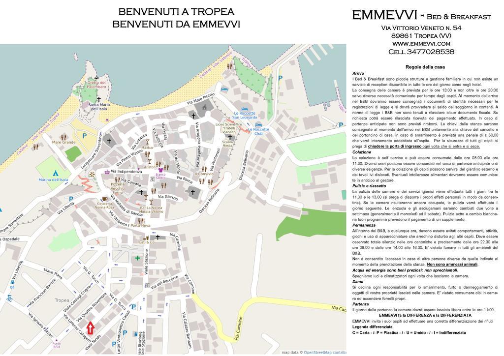 Emmevvi Bed and Breakfast Tropea Exteriör bild